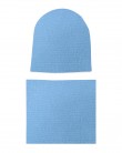  Komplet czapka i komin dla chłopca LILILO Błękitny