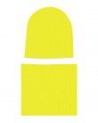 Komplet czapka i komin dla dziewczynki LILILO Żółty